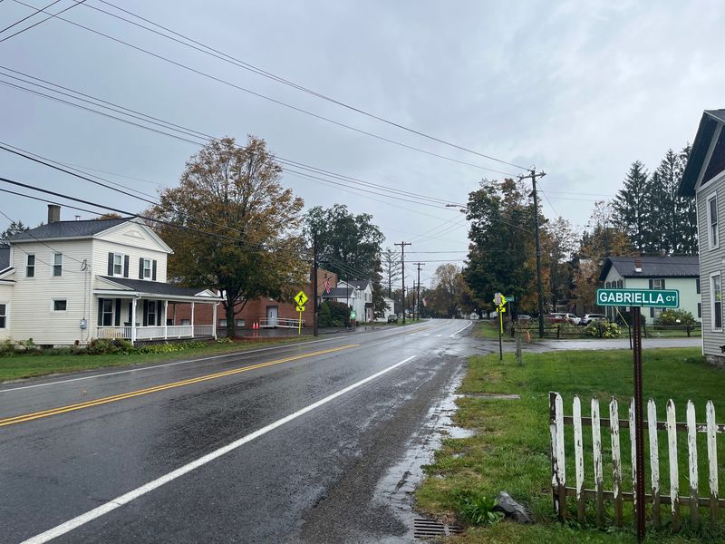 Rainy conditions in the Town of Maine on Sept. 25.