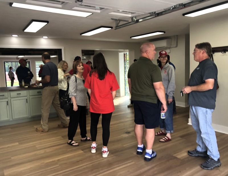 In this 2025 file photo, visitors tour the renovated pavilion at Jefferson Park in Canandaigua.