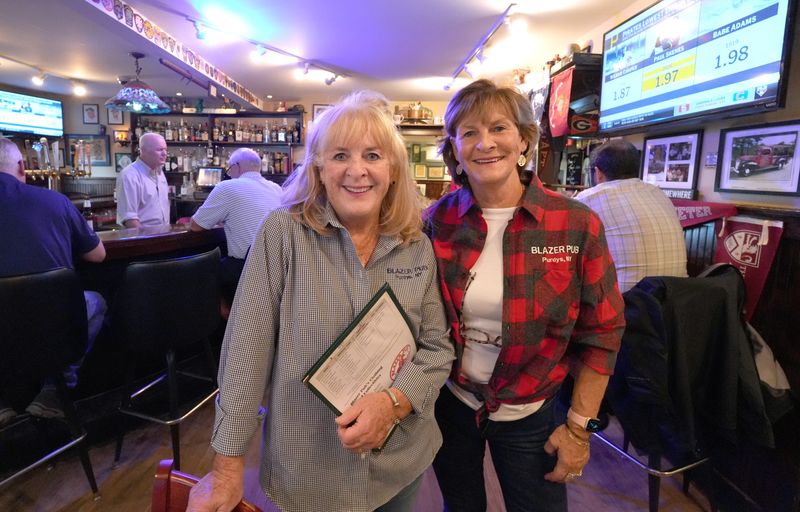 Alice O'Leary Kerrigan, left, and her sister, Colleen O'Leary Duffy run the popular Blazer Pub restaurant in North Salem Sept. 25, 2025.