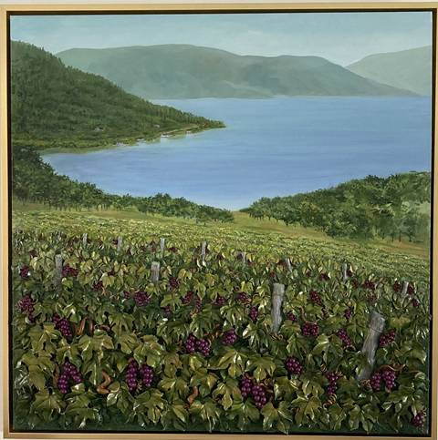 Albie Alliet will display and sell his paintings at the Grape Moments Studio, 174 South Main Street in Naples, during the 2025 Naples Open Studio Trail. All art studios and locations along the trail will be open to the public from 10 a.m. to 5 p.m. on Oct. 4 and 5.