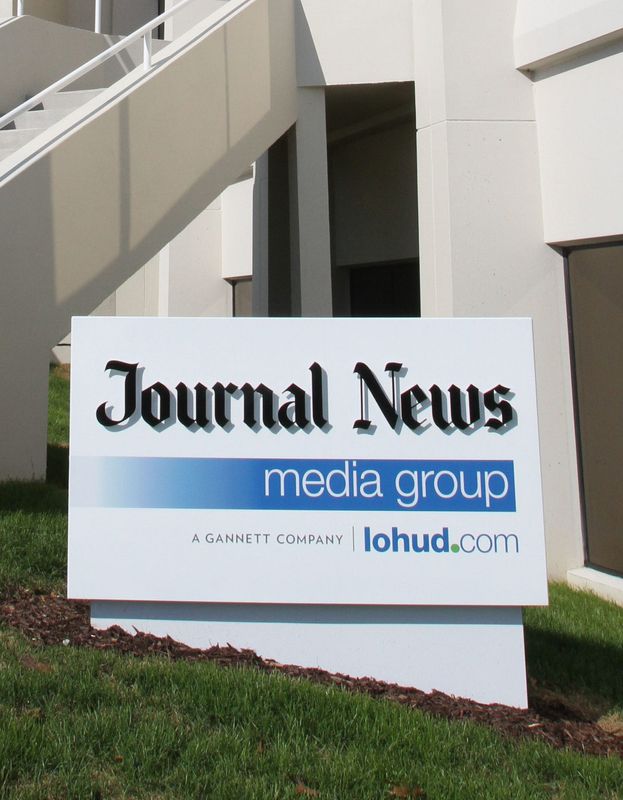 The Journal News media group sign.