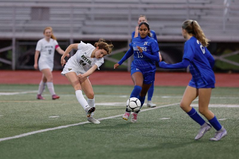 Action from the Section 4 Class AA girls soccer championship game between Vestal and Horseheads on Oct. 30, 2025 at Union-Endicott.