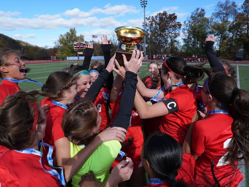 North Rockland defeats Arlington 2-1 in overtime in the Section 1 Class AAA girls soccer final at Nyack High School on Saturday, November 1, 2025.