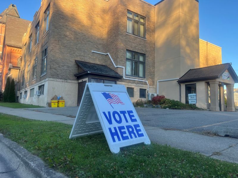 Election day at Tabernacle United Methodist Church on Main Street in Binghamton on Nov. 4, 2025.