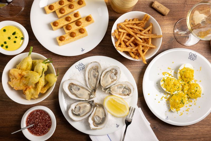Hors d'oeuvres from Cenadou in North Salem.