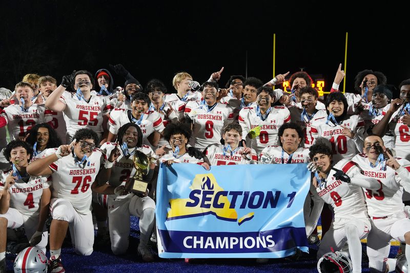 Sleepy Hollow defeated Westlake 27-14 in the Section 1 football Class B championship at Mahopac High School Nov. 15, 2025.
