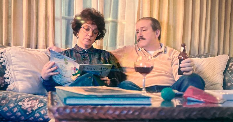 New Hartford native Austin Janowsky playing the character, Alan Miller, as seen with his wife in the hit Netflix series, "Stranger Things," Season 5, Episode 4: "Sorcerer" which aired Nov. 26, 2025 and is now available for streaming.