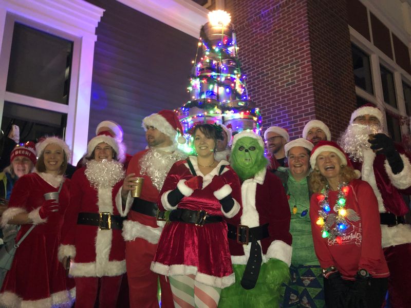 Even the Grinches love The Other Half's craft beers. The Canandaigua location welcomed guests of all kinds to its keg tree lighting ceremony.