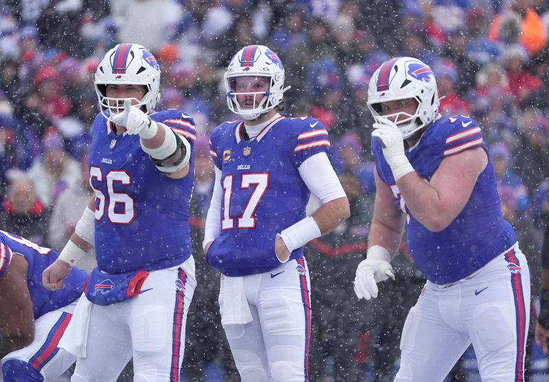 Connor McGovern (left) and David Edwards (right) are both unrestricted free agents who may not return to the Bills.