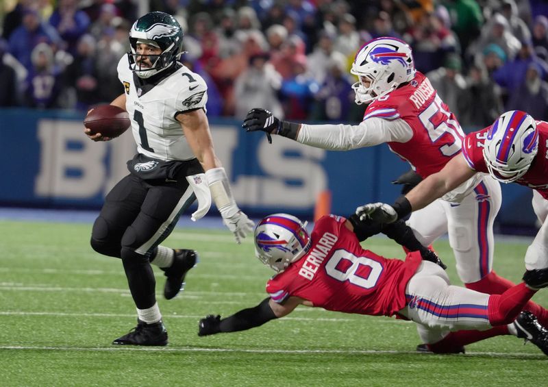 Terrel Bernard's fourth and final injury of 2025 came in Week 17 against the Eagles and it ended his season that day.