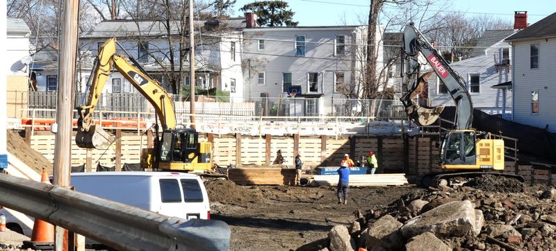 Construction for the 30 WEST housing project is underway in the Village of Haverstraw Jan. 15, 2026.