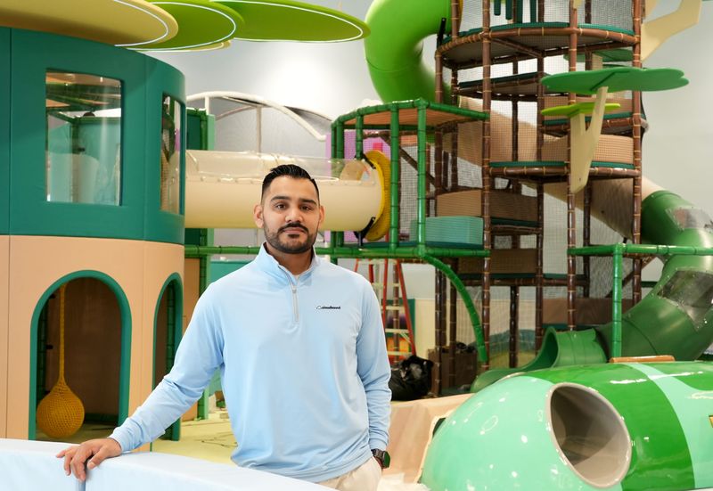 Ismael Miranda, director of operations at Cloudbound, is photographed at the new indoor play space for children up to age six Jan. 20, 2026 in New Rochelle.