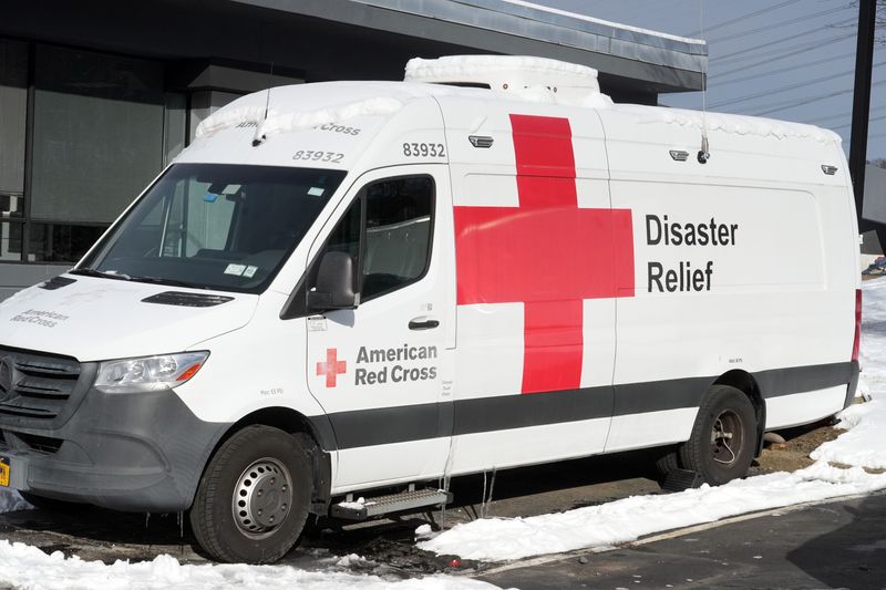 An American Red Cross truck outside the office in Hawthorne Jan. 21, 2026. The Hawthorne office will hold a blood drive on Jan. 29, 2026 and Feb. 3, 2026.