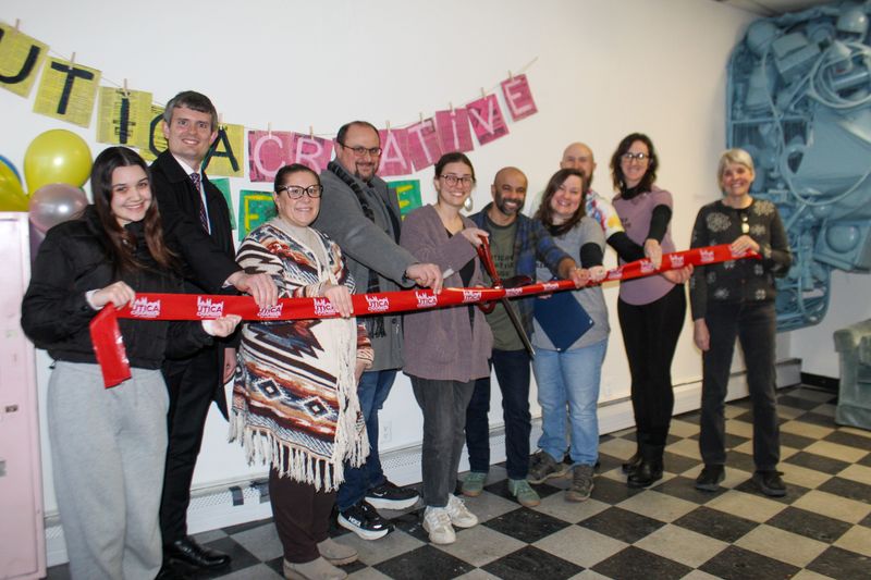Utica Creative Reuse, a nonprofit organization dedicated to diverting usable materials from the waste stream, advancing access to arts education in CNY, celebrated their grand opening at 734 Columbia St., Jan. 21, 2026, with a ribbon cutting ceremony.