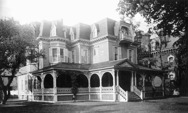 The Birdsall/Knapp home at 185 Court Street was demolished in the 1930s.
