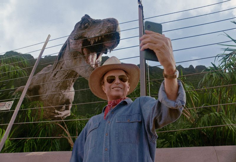 Sam Neill in Xfinity's Super Bowl commercial.