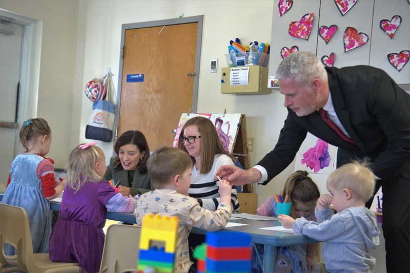 Governor Kathy Hochul made a visit to SUNY Broome’s On-Site Child Care Center on Feb. 4, 2026 to announce Broome County has been selected to receive millions for childcare services and spend some time with the children.