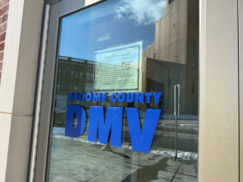 Broome County DMV located at 81 Chenango Street in Binghamton.