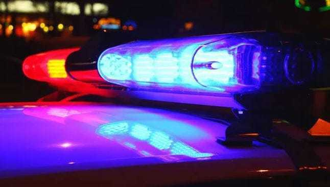 Published Caption: Police car emergency lights [Alex_Schmidt,Getty Images/Stock Photo]

 Original Caption: Police car emergency lights