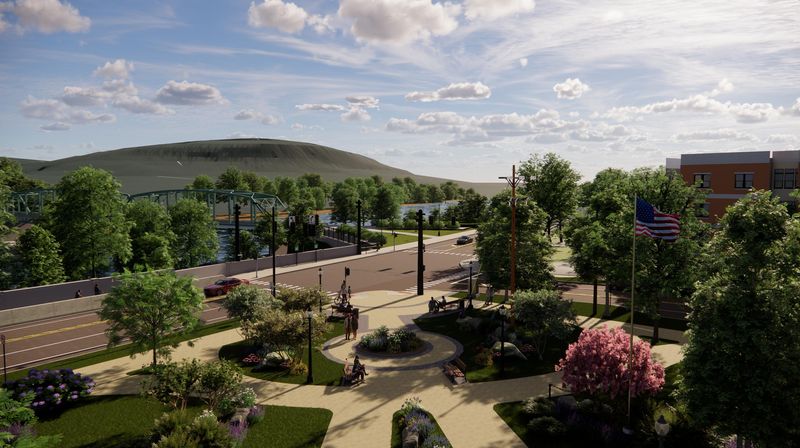 A rendering of the final design for the 363 Gateway Project, a $43.1 million effort to modernize a critical corridor in the City of Binghamton.