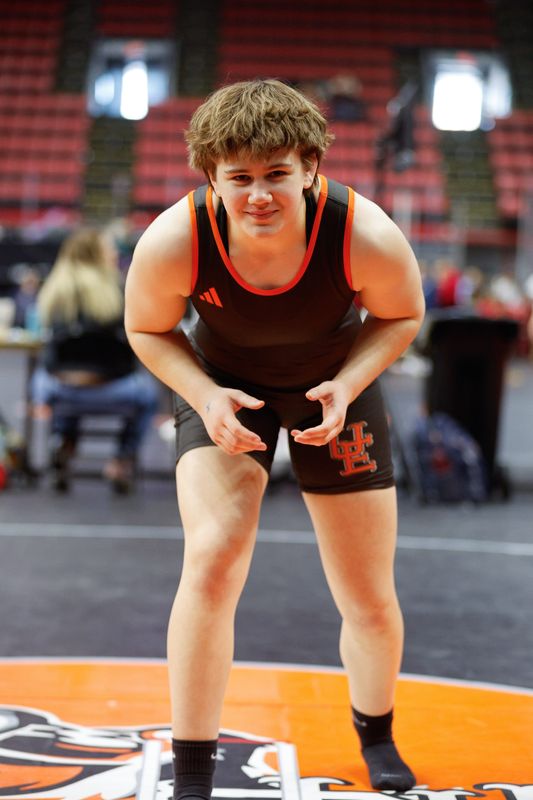 Union-Endicott's Teagan McGuinness won the 185-pound title at the Section 4 girls wrestling championships Feb. 13, 2026 at Visions Veterans Memorial Arena in Binghamton. She won the state title at 185 on Feb. 26, 2026 at MVP Arena in Albany.