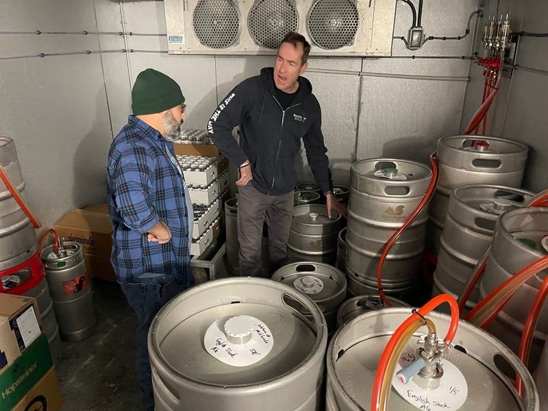 Michael Chiltern, owner of Wolf & Warrior Brewing Company in White Plains and Andrew Vitolo from 18th Ward Brewing in downtown New Rochelle are rolling out a new craft beer collaboration. February 25, 2026