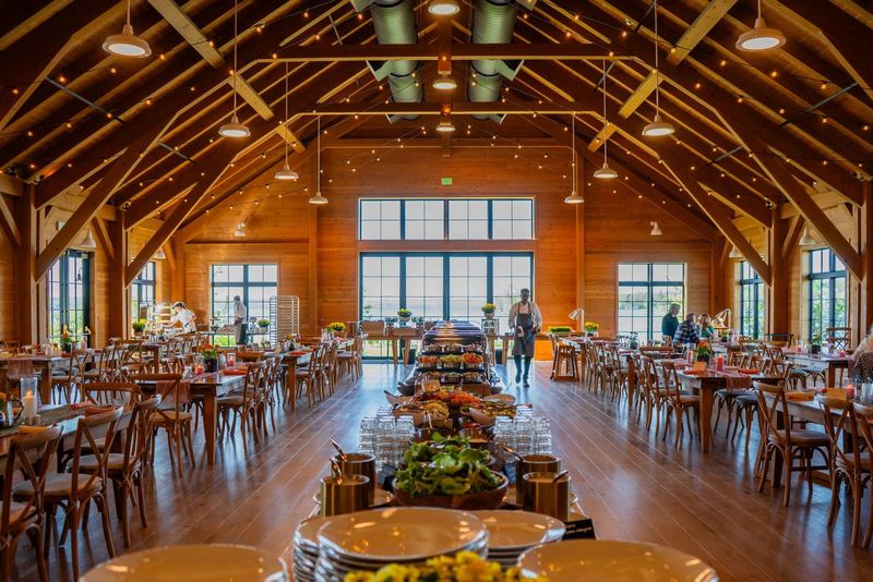 The Lake House on Canandaigua serves a bountiful brunch buffet in its events barn overlooking Canandaigua Lake.