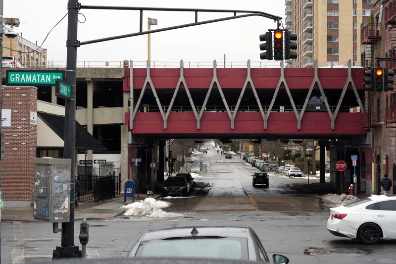 The city parking garage on Sidney and Gramatan Avenues in Mount Vernon March 3, 2026. Part of the garage is temporarily closed because of public safety concerns.