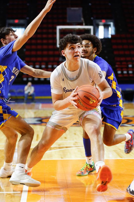 Maine-Endwell was a 68-42 winner over Oneonta in the Section 4 Class A boys basketball championship game March 8, 2026 at Visions Veterans Memorial Arena in Binghamton.
