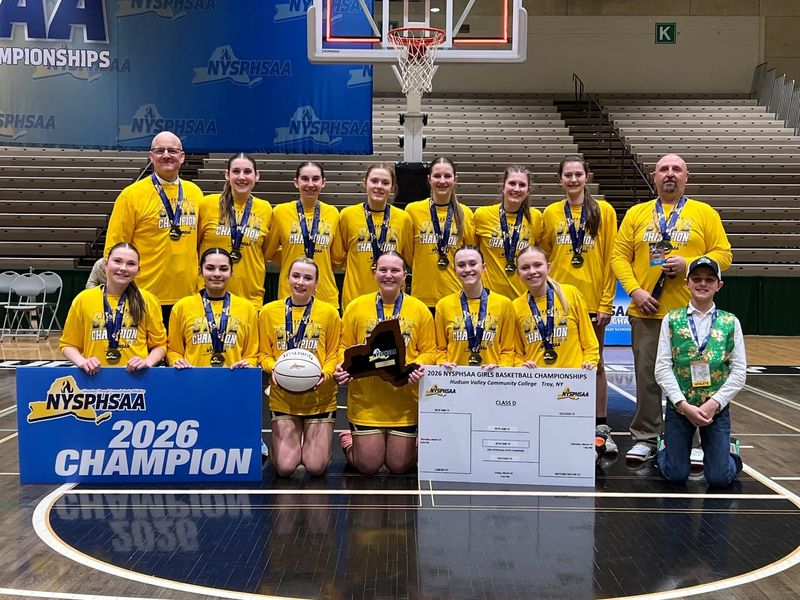 Batavia Notre Dame defeated Chateaugay 65-49 in the NYSPHSAA Class D final Friday, March 20.