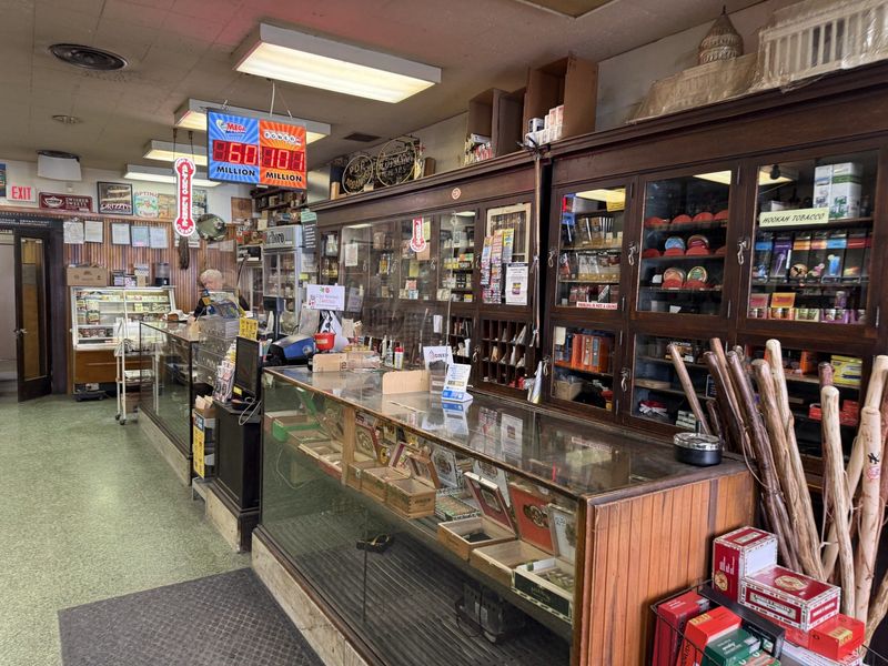 A look at the lottery at Brown's Cigar Store about a week before it was taken by state officials as part of a one-year suspension of its tobacco and lottery licenses that will cause the closure of the 136-year-old business.