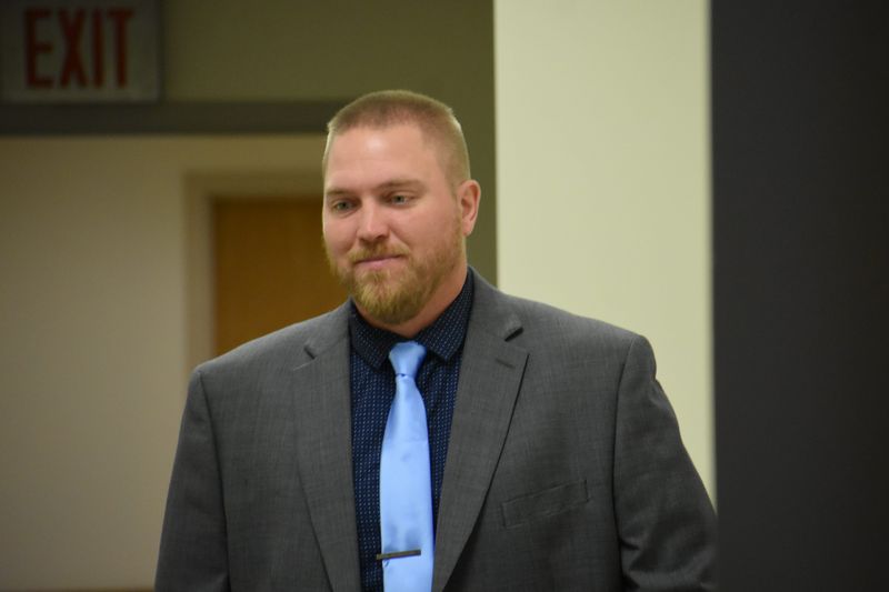 Jonah Levi walks the hallways of the Oneida County Courthouse on March 26 during the trial for his alleged role in the 2025 death of Mid-State Correctional Facility inmate Messiah Nantwi.