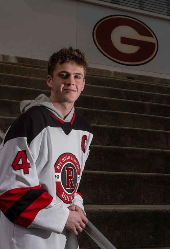 Rye senior Will Weinman, photographed March 26, 2026, is The Journal News/lohud Westchester/Putnam Ice Hockey Player of the Year.