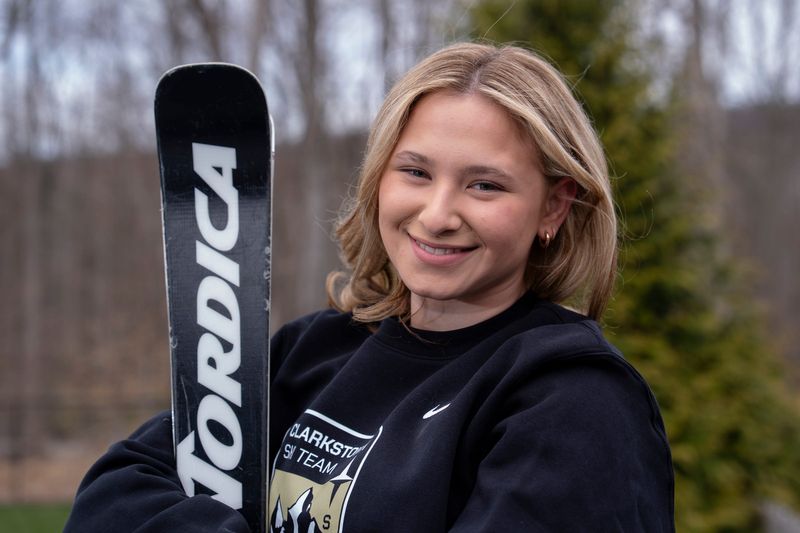 Clarkstown North sophomore Maya Rothstein is selected as the 2026 Rockland Girls Skier of the Year. Rothstein was photographed at her New City home on Friday, March 27, 2026.
