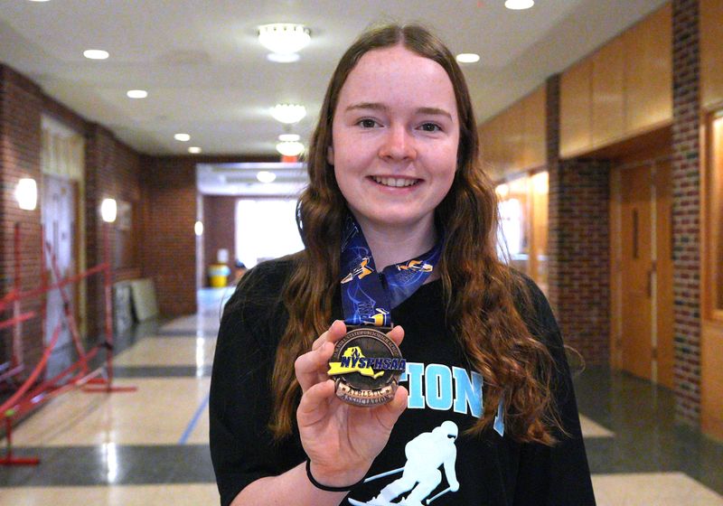 Stella Van Arsdale is Westchester/Putnam Girls Skier of the Year, photographed on March 27, 2026.