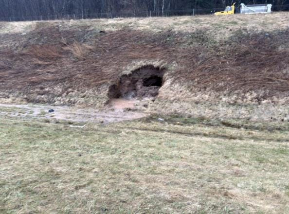 Both directions of I-88 between Unadilla and Otego are closed on March 31, 2026 due to a large sinkhole.