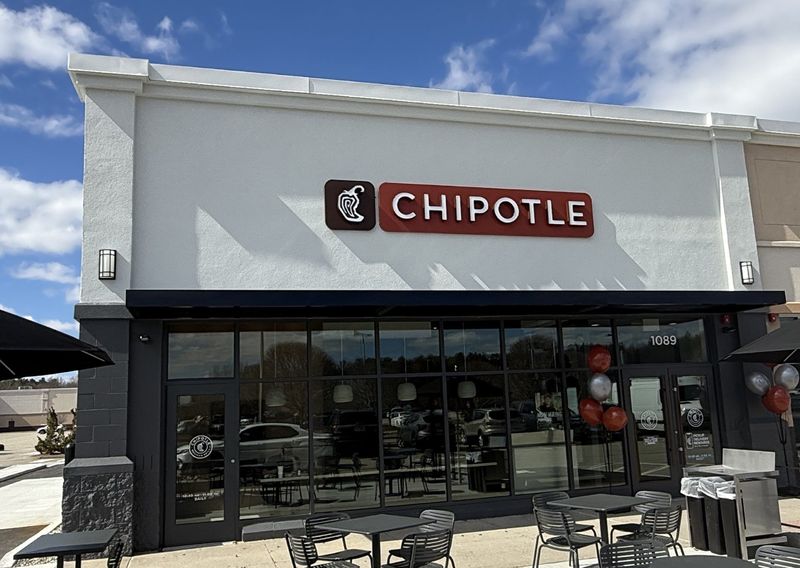 A new Chipotle restaurant in Killingly, Connecticut.