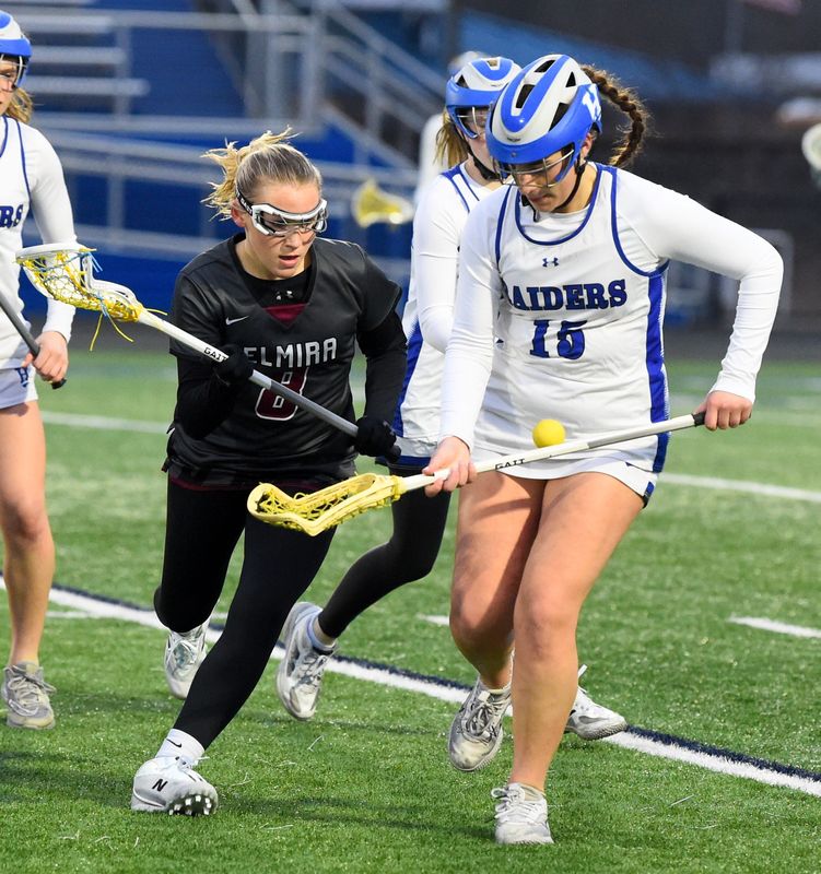Horseheads beat Elmira, 19-5, in girls lacrosse April 2, 2026 at Horseheads High School.