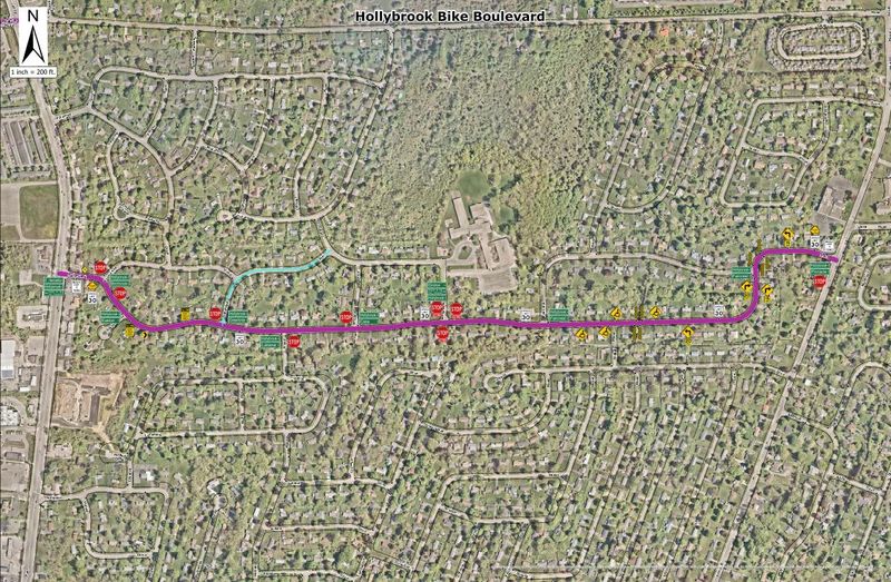 In Henrietta, cyclists have access to two new boulevards that lead to the town’s library, recreation center, and some schools. The two boulevards are located near Hollybrook Road and Wedgewood Park.
