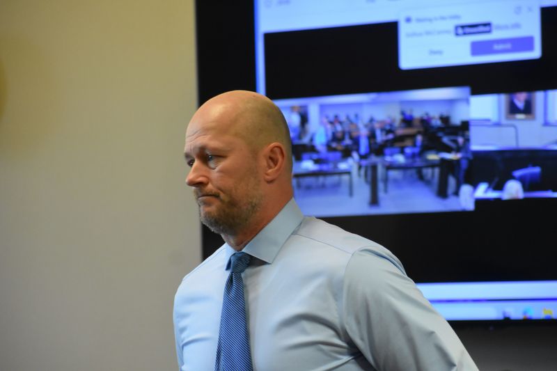 Joshua Bartlett goes before Judge Michael Nolan on April 7.