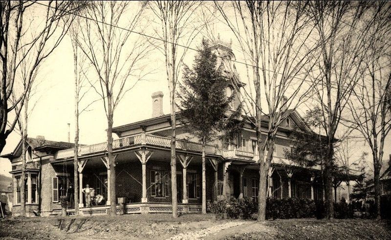 St. James Hospital, Hornell, in its earliest home, in its earliest days (early 1890s).