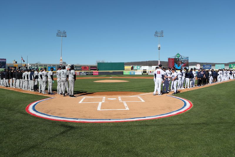 The defending Eastern League champion Binghamton Rumble Ponies were an 11-3 winner over the Somerset Patriots in Binghamton's home opener at Mirabito Stadium on April 8, 2026. Binghamton won the second game, 2-1.