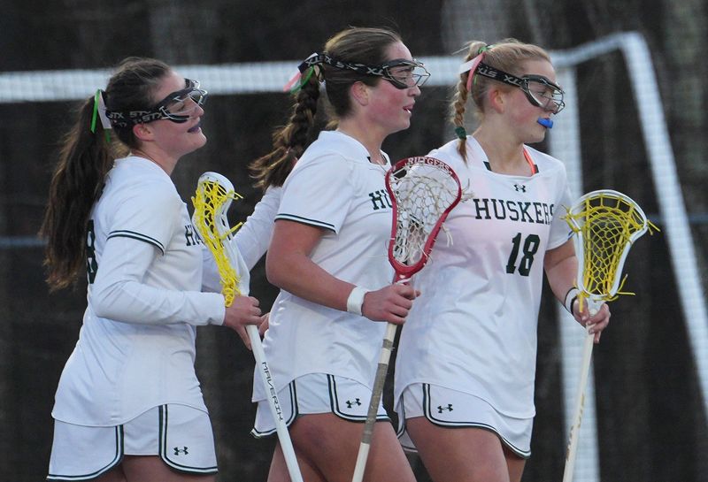 Yorktown defeated John Jay (CR) 16-11 in girls lacrosse action at Yorktown High School April 8, 2026.