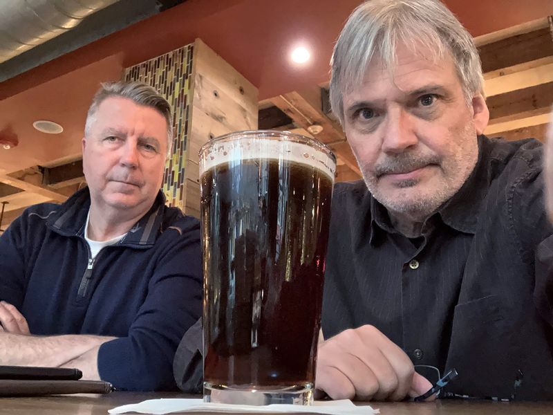 Gene Beaumont and Shawn Dowd took their the hunt for the best burgers in Rochester seriously. This was at the Gate House in Village Gate Square in Rochester.