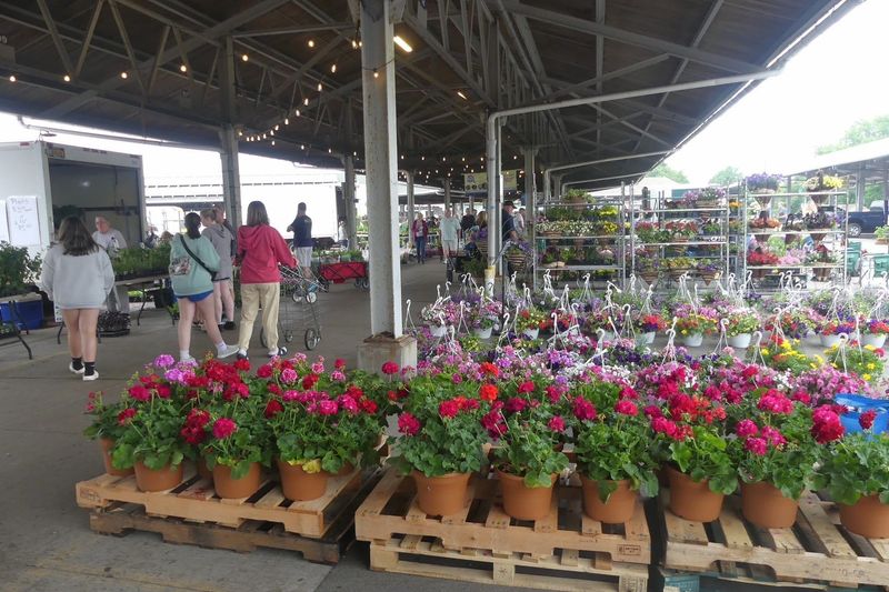The Rochester Public Market hosts Flower City Days in May.