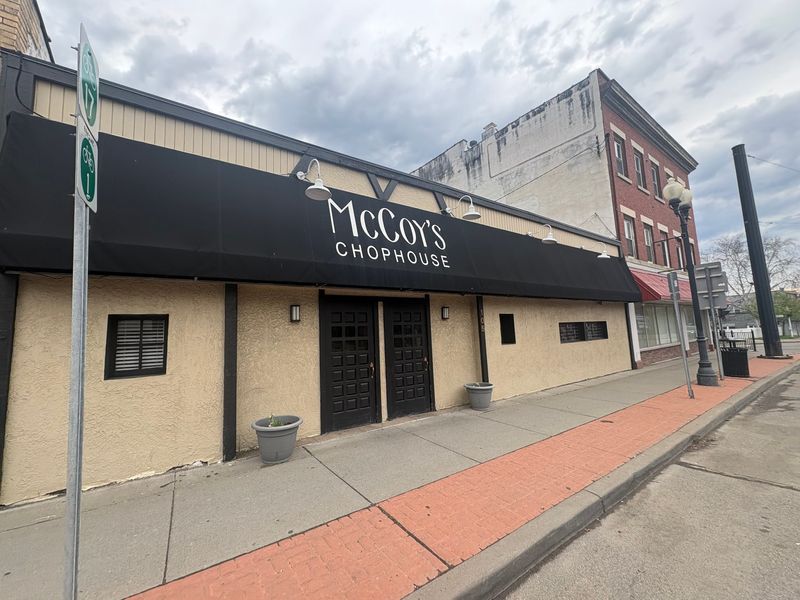 McCoy's Chophouse, located at 105 W. Main St. in Endicott, closed its doors on April 14, 2026.