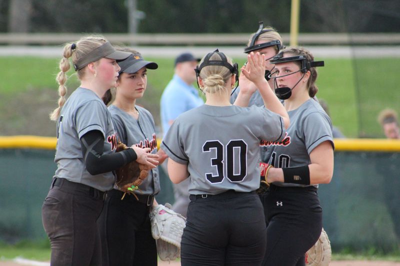 Wellsville hosted Addison Wednesday, April 15, 2026 for the first game of season at Tullar Field.