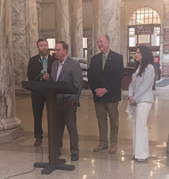 New York State Senator Joseph Griffo, R-Rome invites Madison County . Clerk, Michael Keville, left DMV Commissioner Mark Schroeder, Oneida County Clerk Mary Finegan, to the Oneida County DMV at Utica Train Station to address Oneida County constituent concerns regarding issues with a February mandated upgrade.