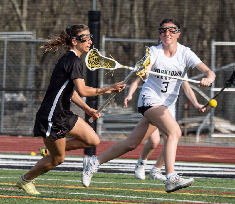Nyack defeated Yorktown 17-11 in a girls varsity lacrosse game at Yorktown High School April 16, 2026.