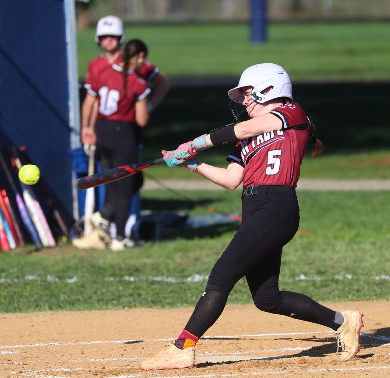 Action from Friday’s softball game between Pine Plains and New Paltz on April 17, 2026.